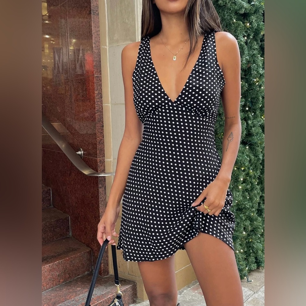 Black Polka Dot Dress